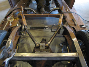 The bottom bars are tacked on, now I'm lining up the top bars and getting ready to start cutting out the brackets.