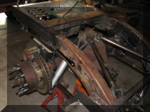 Frame access panel, sensor arm mounted to rear